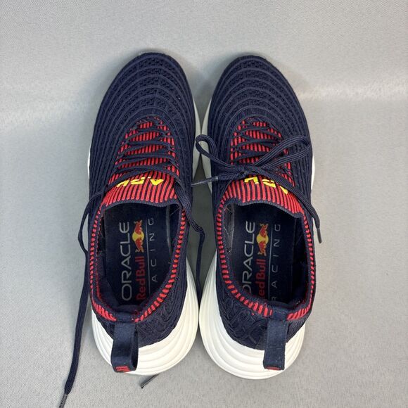 Womens Sz 7 APL Sneakers Shoes Techloom Zipline Navy Red Ribbed Running Athletic - Picture 14 of 16